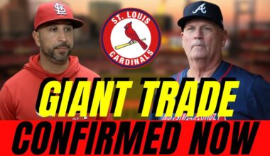 BIG NEWS CONFIRMED NOW! BIG TRADE WITH BRAVES! FANS ARE HAPPY! ST. LOUIS CARDINALS NEWS