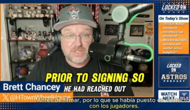 Christian Walkers thoughts on joining the #astros