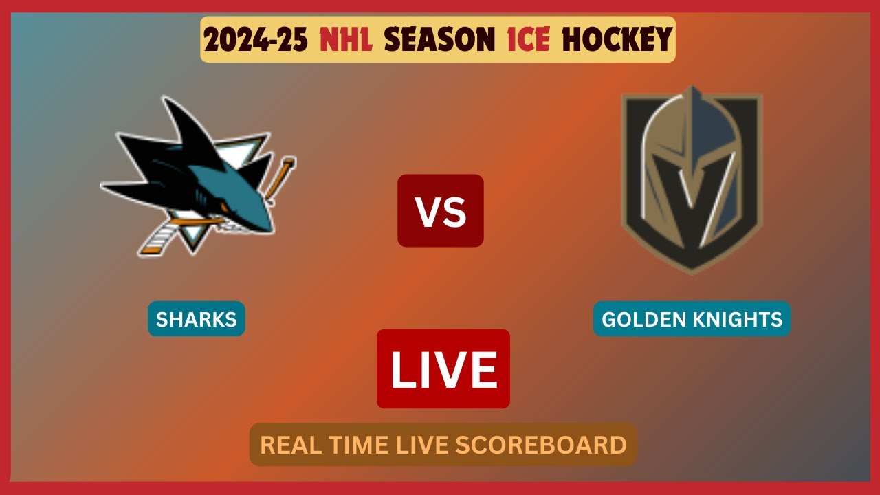 Vegas Golden Knights Vs San Jose Sharks LIVE Score UPDATE 2024-25 NHL Season Ice Hockey Dec 27 2024
