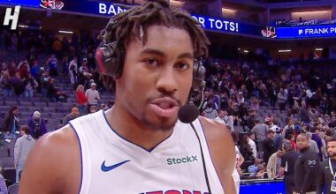 Jaden Ivey Reacts to Game-Winning 4-Point Play vs Kings, Postgame Interview