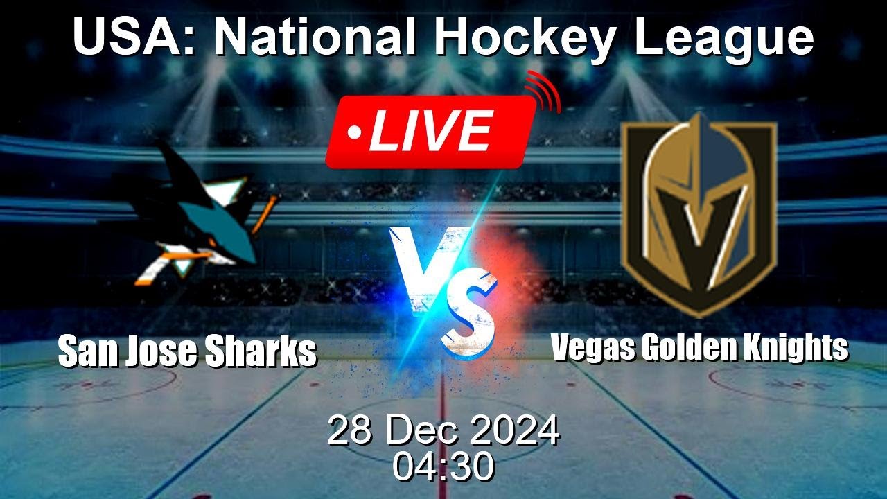🔴 LIVE: San Jose Sharks vs Vegas Golden Knights - Live Ice Hockey Score