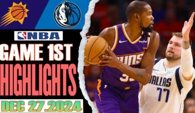 Dallas Mavericks vs Phoenix Suns  Game 1ST Highlights Dec 27,2024 NBA  Season 2024-25