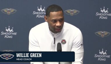 Willie Green Postgame Interview | Pelicans vs. Grizzlies 12/27/24