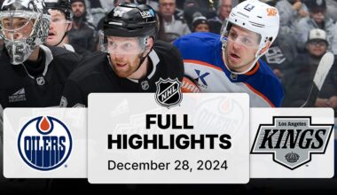 NHL Highlights | Oilers vs. Kings | December 28, 2024