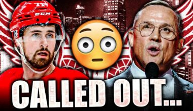 DYLAN LARKIN JUST GOT CALLED OUT + STEVE YZERMAN SNAPS BACK AT REPORTER (Detroit Red Wings News)