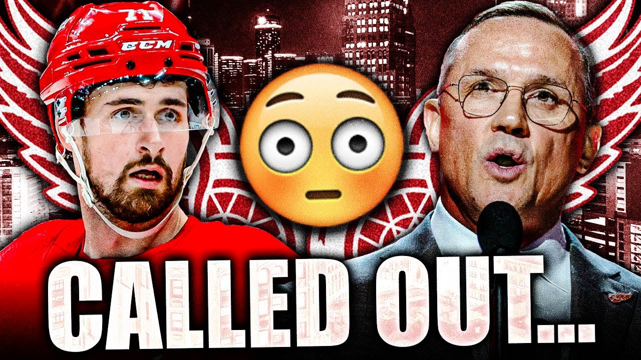 DYLAN LARKIN JUST GOT CALLED OUT + STEVE YZERMAN SNAPS BACK AT REPORTER (Detroit Red Wings News)