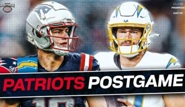 LIVE Patriots vs. Chargers Week 17 Postgame Show