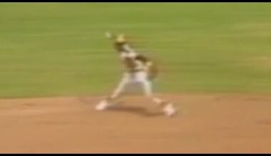 Ozzie Smith Makes a Barehanded Play • April 20, 1978