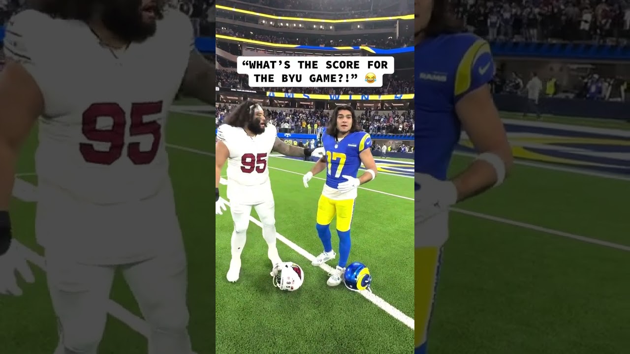 dubs in LA and utah for Puka #pukanacua #losangeles #rams #nfl #byu