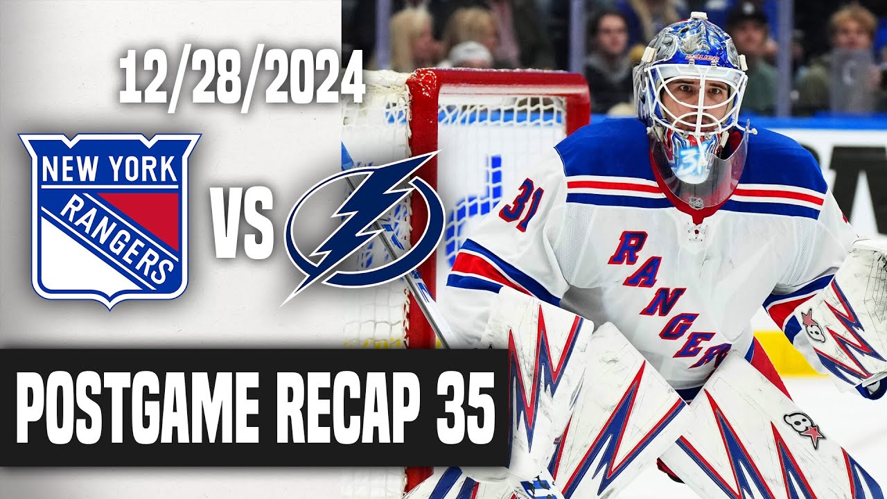 Ranger Fan Reaction Game 35┃NYR-2 TBL-6! PICKING UP WHERE THEY LEFT OFF! HAHAHAHA!