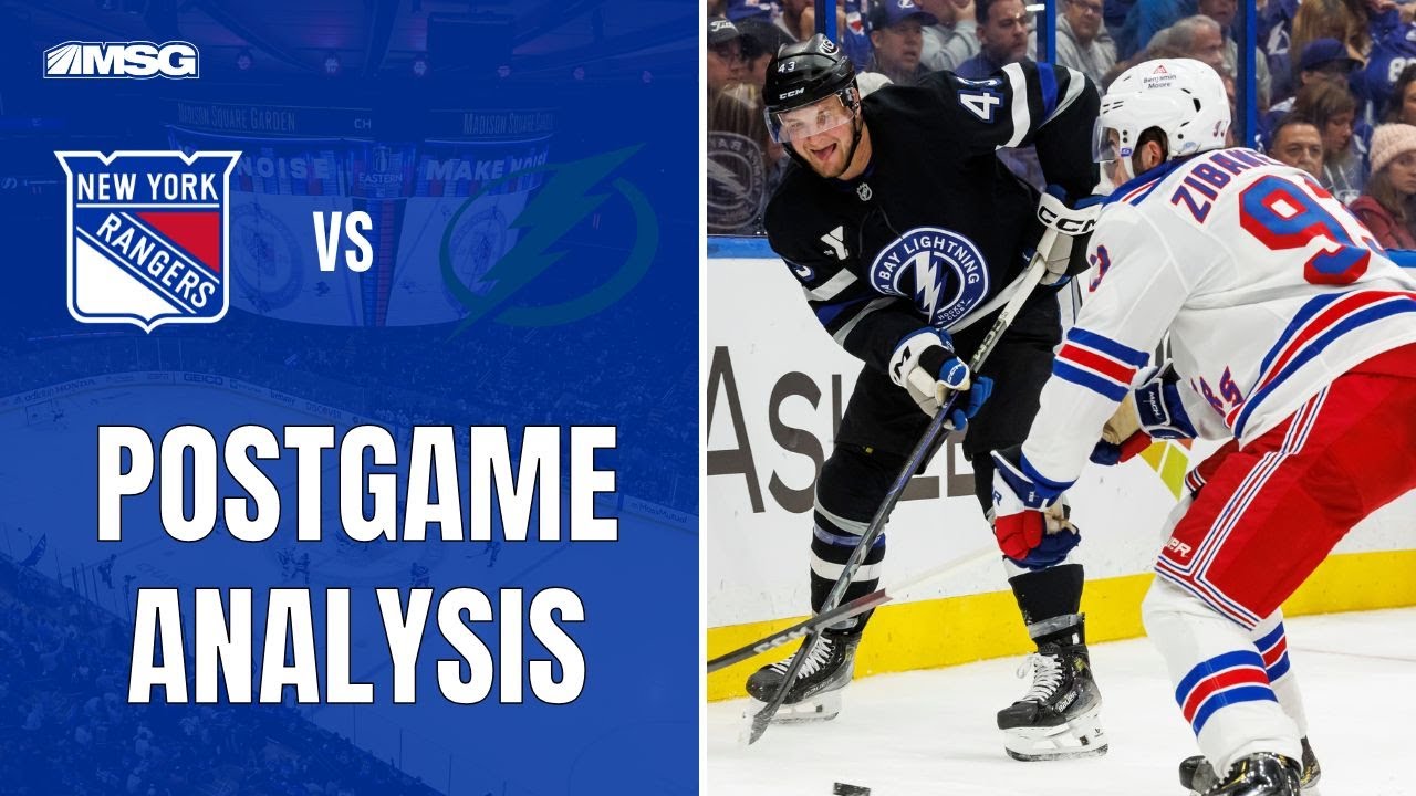 Rangers Fall To Lightning 6-2 In Tampa | New York Rangers