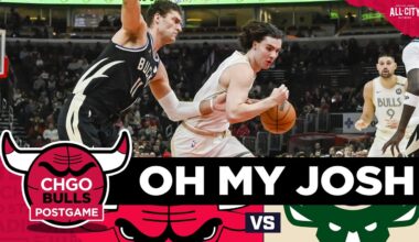 Josh Giddey triple-double leads Chicago Bulls to win over Bucks | CHGO Bulls POSTGAME Podcast