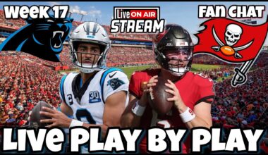 Carolina Panthers vs Tampa Bay Buccaneers Live Stream Week 17