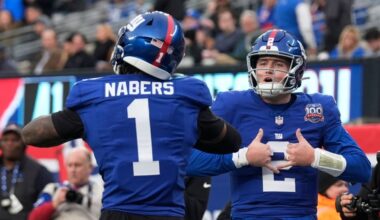 Giants end 10-game skid, lose grip on No. 1 pick in NFL draft