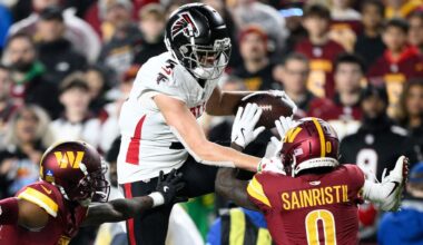 Every Drake London catch from 106-yard game vs. Commanders | Week 17