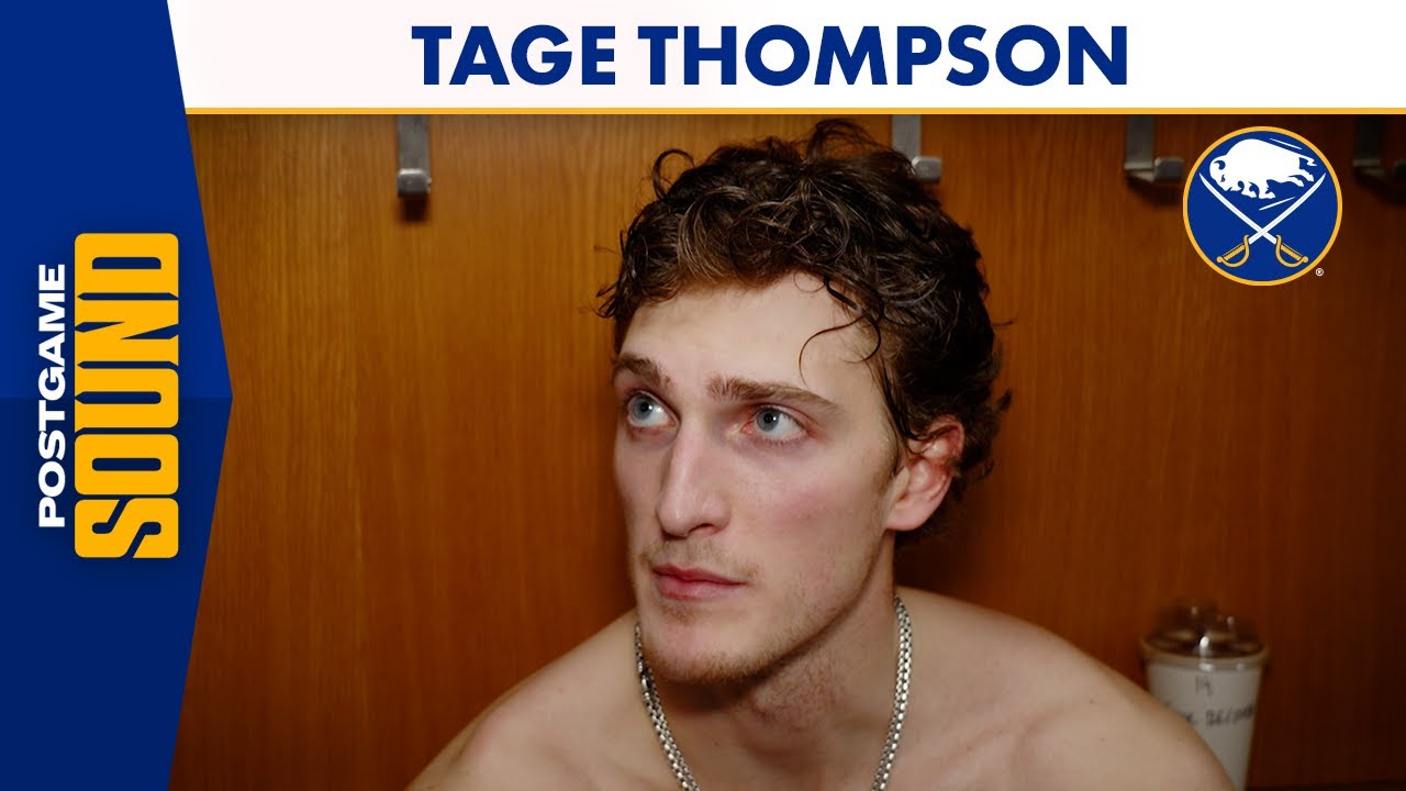 "Simple, Detailed Hockey" | Tage Thompson After Buffalo Sabres Defeat St. Louis Blues 4-2