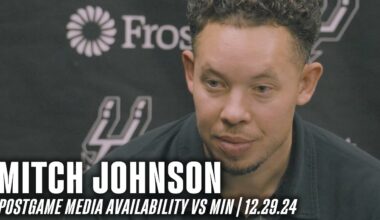Mitch Johnson Postgame vs Minnesota Timberwolves | 12.29.2024