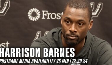 Harrison Barnes Postgame vs Minnesota Timberwolves | 12.29.2024