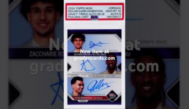 Victor wembanyama San Antonio spurs #fyp #viral #gradencards #nba