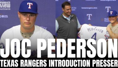 Joc Pederson Breaks Down Decision to Sign With Texas Rangers | Full Introduction Press Conference