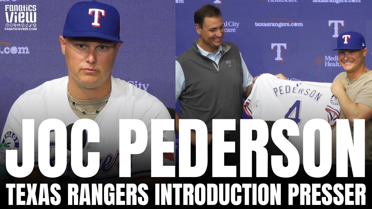 Joc Pederson Breaks Down Decision to Sign With Texas Rangers | Full Introduction Press Conference
