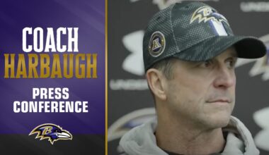 John Harbaugh on Being Able to Win the AFC North Saturday | Baltimore Ravens
