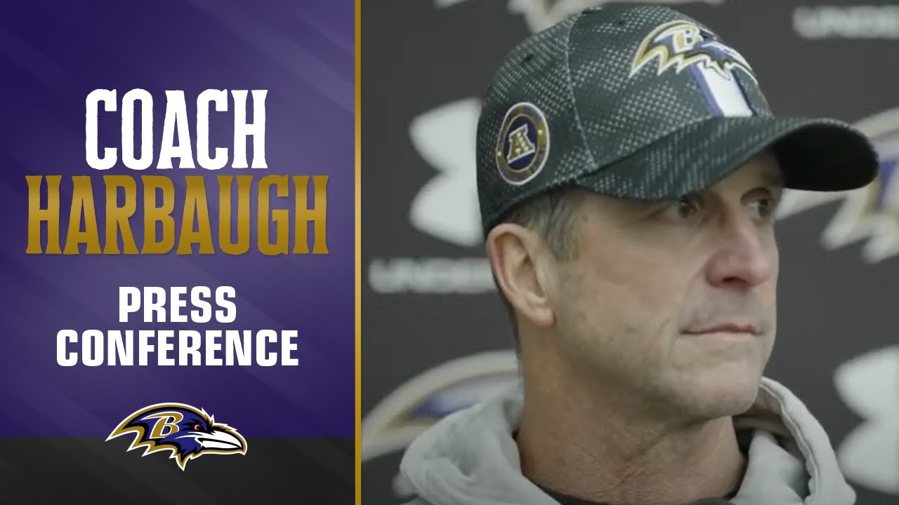 John Harbaugh on Being Able to Win the AFC North Saturday | Baltimore Ravens