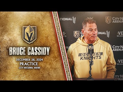 Bruce Cassidy 12/28: Learning Lessons While Also Collecting Points