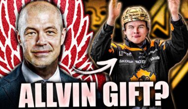 PATRIK ALLVIN GAVE A HUGE GIFT TO THE DETROIT RED WINGS… OR DID HE? Axel Sandin Pellikka / Canucks