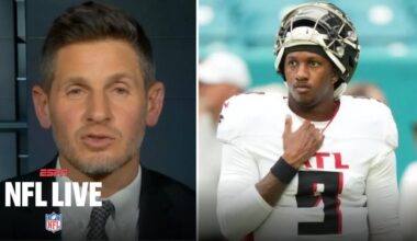 NFL LIVE | "Atlanta sees future with Michael Penix Jr." - Dan on Falcons playoff hopes crash at WSH