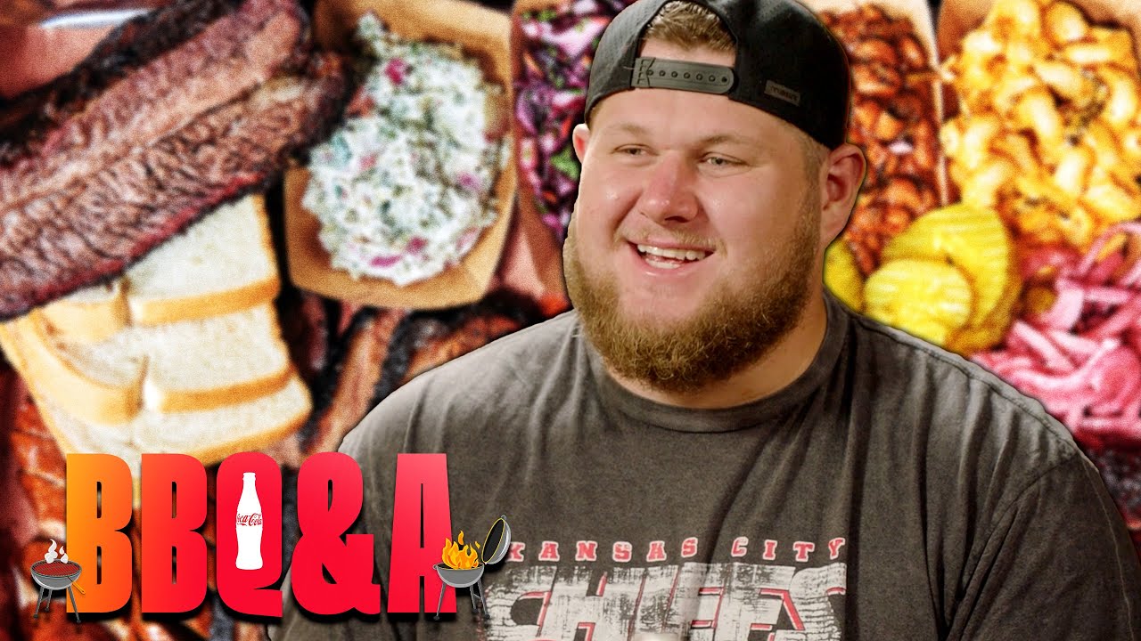 Chiefs Creed Humphrey Plays Draft, Scout & Cut? While Eating Barbecue | BBQ&A