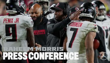 Raheem Morris on Atlanta Falcons’ performance vs Washington Commanders | Press Conference
