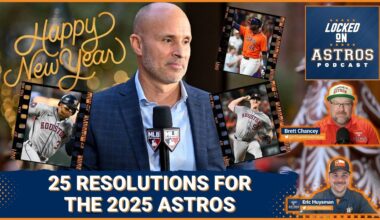 Houston Astros 2025 New Year's Resolutions