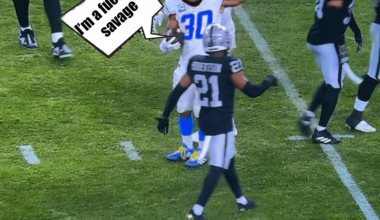 Zaire Franklin after getting dragged by Giants receivers for 5+ yards