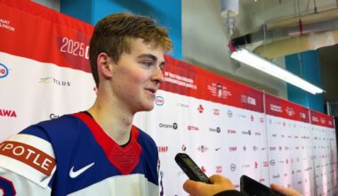 LA Kings Prospect Hampton Slukynsky Picks Up 5-1 Win Over Latvia In First World Juniors Start