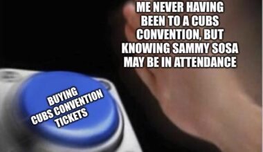 Well played, Tom. You’ve forced my hand. I’ve never been before but if I have the chance to thank the man that made me a Cubs fan, I gotta take that chance.