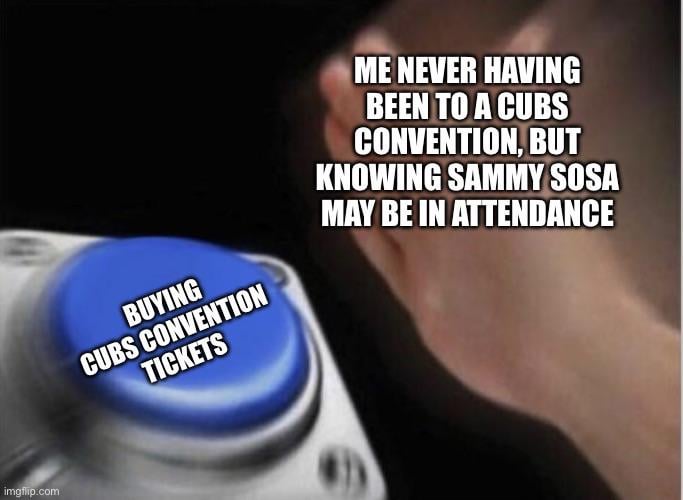 Well played, Tom. You’ve forced my hand. I’ve never been before but if I have the chance to thank the man that made me a Cubs fan, I gotta take that chance.