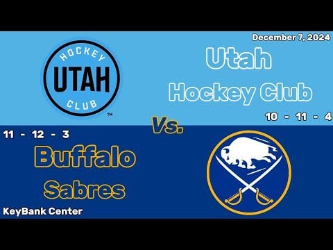 Utah Hockey Club vs Buffalo Sabres | December 7, 2024 | All Goals