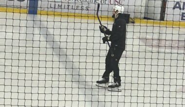 [@clarkefornorris] Drew Doughty has officially begun skating