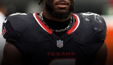 [Schefter] NFL is suspending Texans LB Azeez Al-Shaair three games for the hit he delivered Sunday to Jaguars QB Trevor Lawrence.
