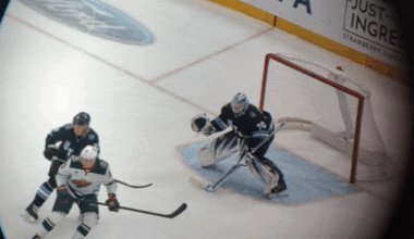 Caught a gif of Veggie doing what Veggie does best through some binoculars against the Wild