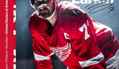 Dylan Larkin will represent Team USA at the 2025 4 Nations Face-Off