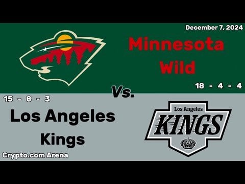 Minnesota Wild vs Los Angeles Kings | December 7, 2024 | All Goals