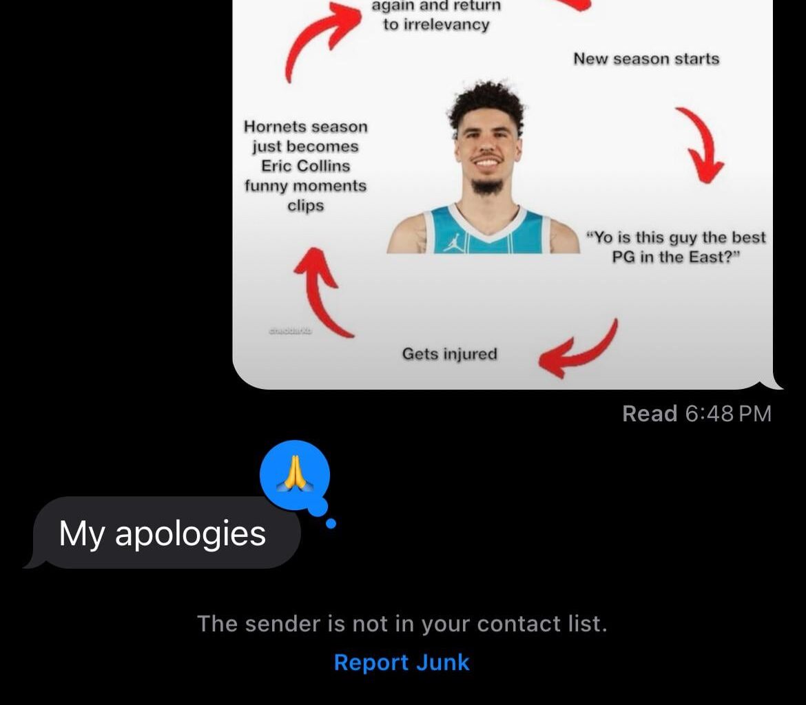 We got scammers feeling sorry for us before division champs