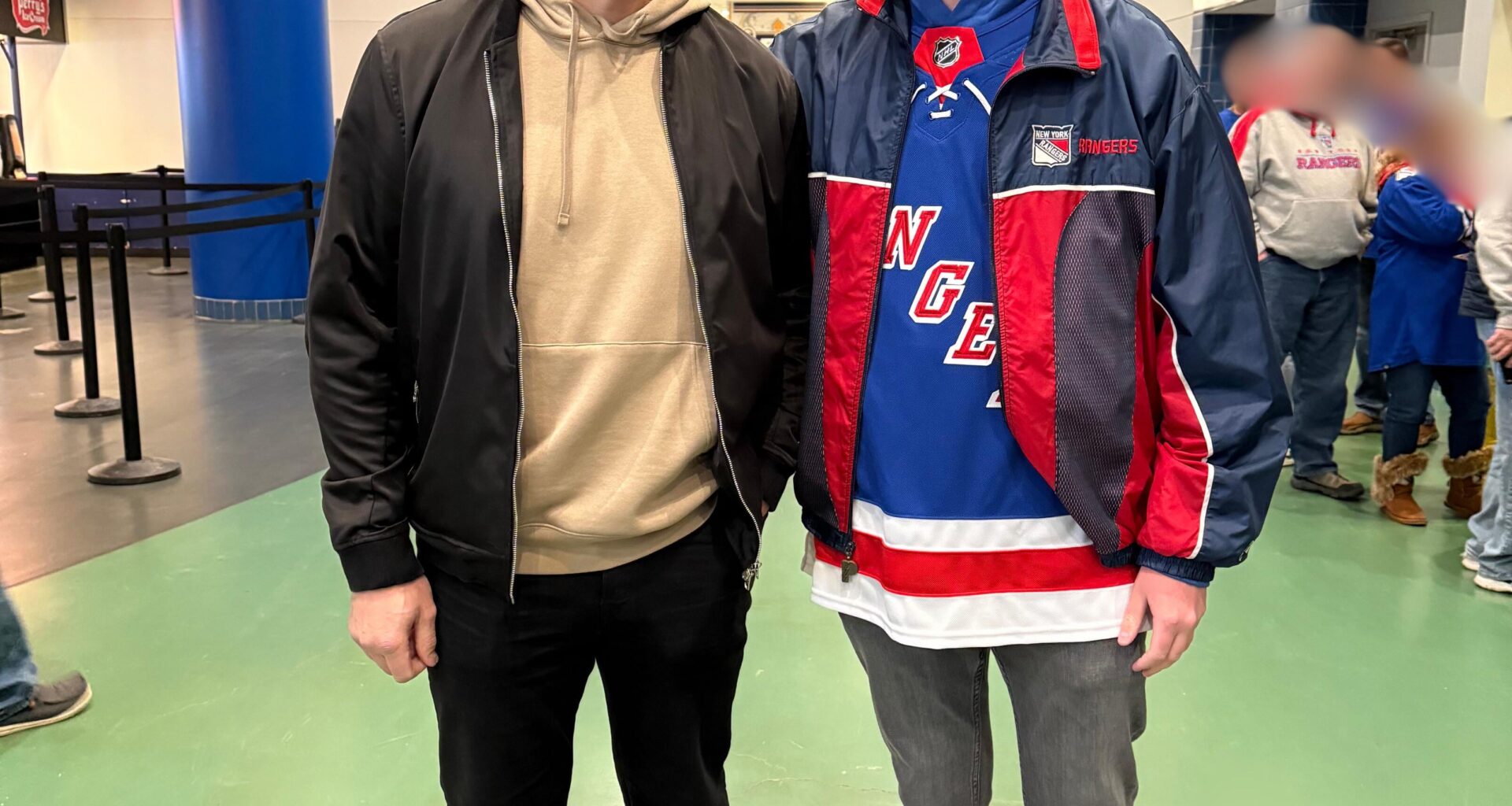 Ran into Dan Girardi at the game last night.
