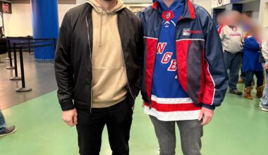 Ran into Dan Girardi at the game last night.