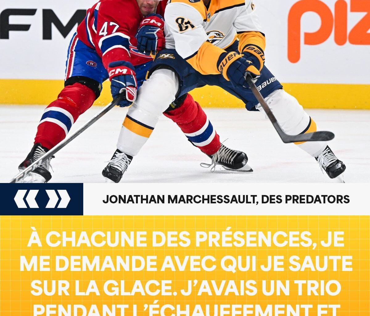 Marchessault: “Every time I’m there, I wonder who I’m jumping on the ice with. I had a line during warm-up and I started the game with other guys. I changed lines about three times tonight.”
