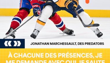 Marchessault: “Every time I’m there, I wonder who I’m jumping on the ice with. I had a line during warm-up and I started the game with other guys. I changed lines about three times tonight.”