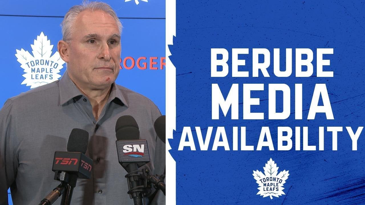 Craig Berube | Pre Game | Toronto Maple Leafs