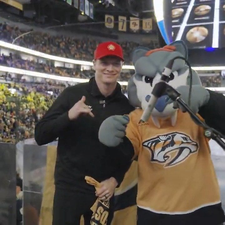 Josef Newgarden’s day with the Preds
